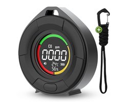 Draagbare 3-in-1 Koolmonoxidemelder met Magnetische Bevestiging – CO, Temperatuur en Vochtigheidssensor - CO Meter