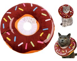 Beschermkraag - Hondenkap - kattenkap - Comfortabele kap voor na een operatie - Hondenkap na operaties - Anti-bijtkatten Beschermende kraag - Donut