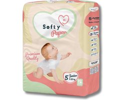 Softy Paper - babyluiers - maat 5(11-25kg) - 72 luiers - Pampers soortgelijk - baby