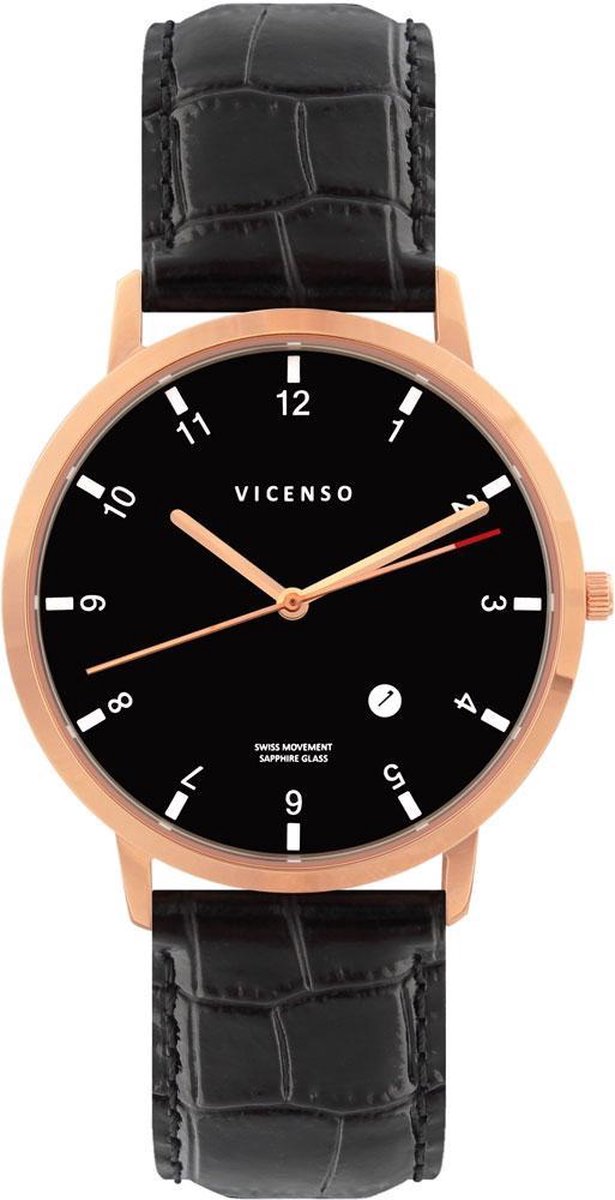 Vicenso Rome VI10001 Rosé Zwart/Zwart