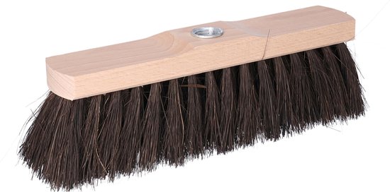Buemag Straatbezem Aranga voor buiten - Kop 29 cm - zwart - Houten steel 130 cm - schroefdraad van Buemag — afbeelding 4