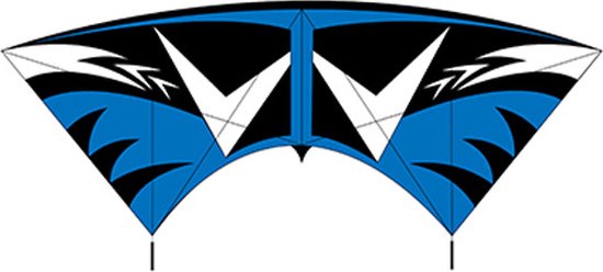 Foto: Stuntvlieger profi kite 240 cm blauw