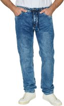 DENIMFY Heren Jeans Broeken DFAlvin regular/straight Fit Blauw Volwassenen Denim Jeansbroek Spijkerbroek heren