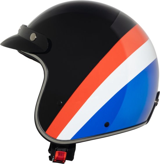 Halfhelm Open Helm Brain - Cap Open Helm DOT/ECE-gecertificeerde Cruiser Chopper