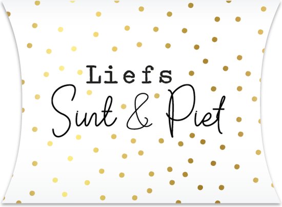 10 Gondeldoosjes Liefs Sint & Piet - sinterklaas - schoencadeau - gift - cadeau - sint - piet - gondeldoosje - feestdagen