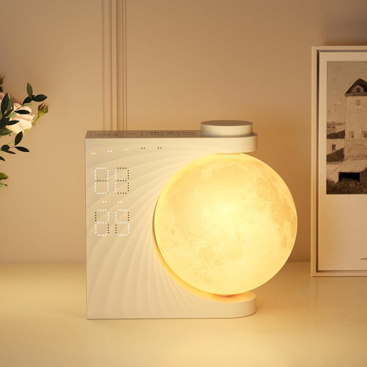 Lexium Wake-Up Light - Bed Sfeerlamp - Digitale Wekker - Lichtwekker - Wake up light wekker - Wake-up lights