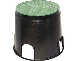 Heitronic 21036 Vloerinbouwdoos Zwart, Groen