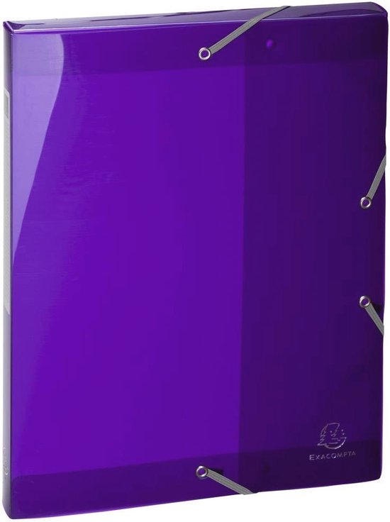 Herlitz Verzamelbox A5 PP met rugetiket, 1 stuk met designopdruk, rugbreedte 2,5 cm, transparant kleurloos