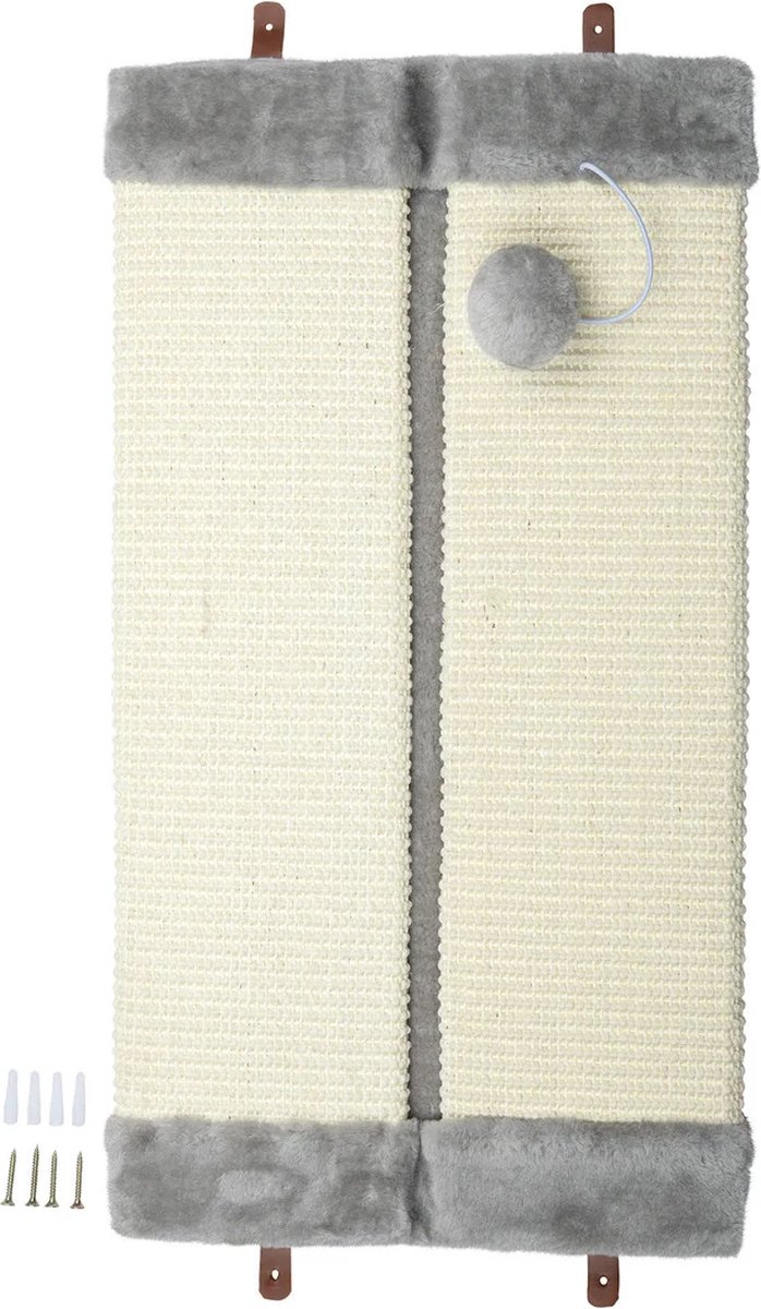 Zoofari Krabplaat - 60 x 32 x 2,2 cm - Beschermt hoeken van muren tegen krabsporen