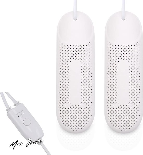 Foto: Mrs jones elektrische draagbare schoenendroger laarswarmer met ozon en uv 4 8 12 uur intelligente timer schoenen skischoenen handschoenen sokken automatische uitschakeling 
