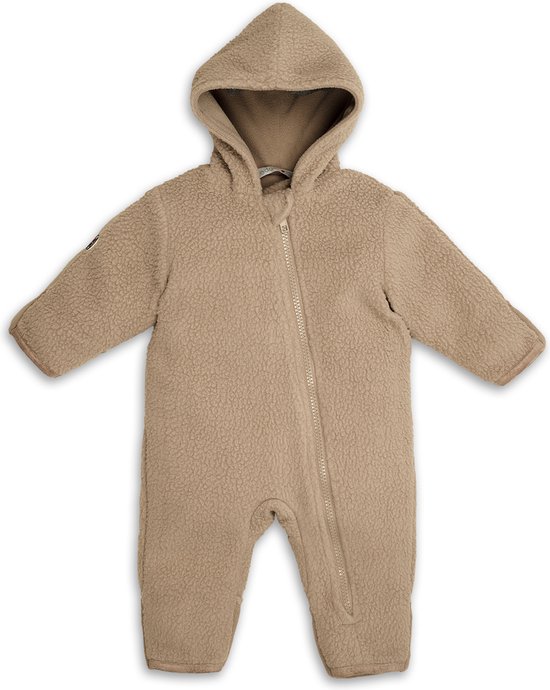 Lodger - Combinaison bébé Teddy - Beige - Taille 74 - Polaire - Déperlante - Enveloppe main