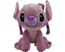 foto van Disney - Lilo en Stitch - Knuffel - Angel - Roze - Pluche - 25 cm