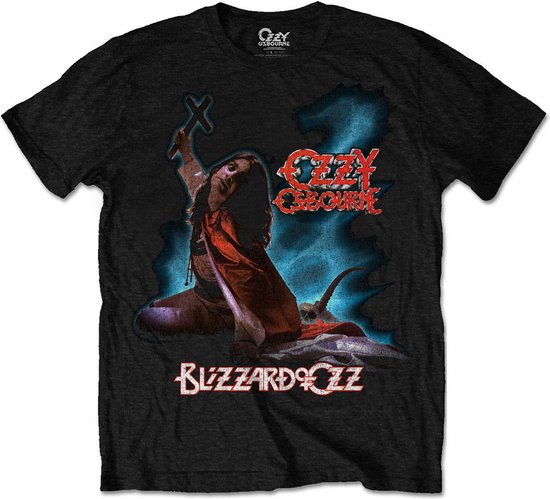 Ozzy Osbourne - Blizzard Of Ozz Heren Tshirt - M - Zwart