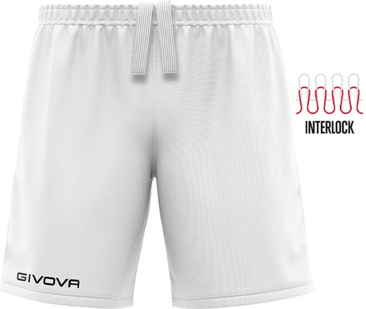 Sportshort Givova Short Capo Wit - XXXS