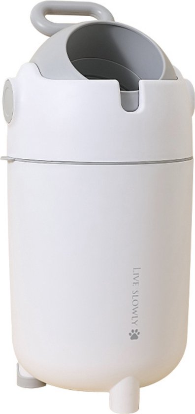 Buxibo Luieremmer - Geurloos - Duurzaam - Anti bacterieel - 15L - Wit