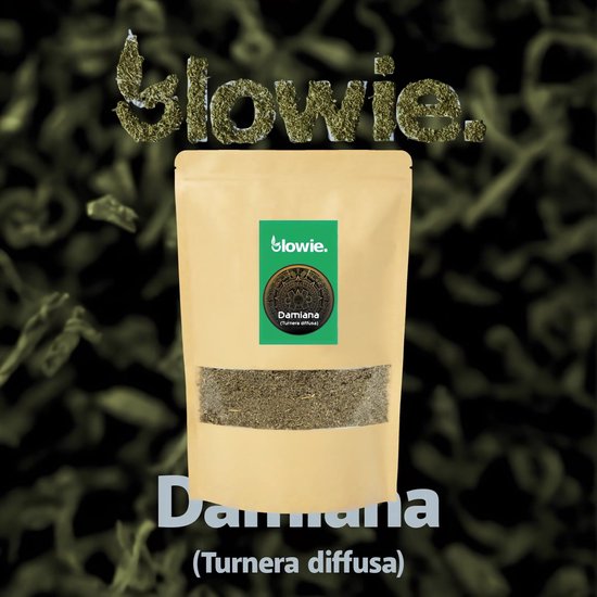 Blowie® Damiana finement coupée - 150 grammes - Feuille de Damiana séchée - Mélange d'herbes à Thee