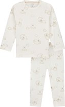 Prénatal Peuter Pyjama beren rib - Meisjes en Jongens - Ivoor Wit - Maat 116