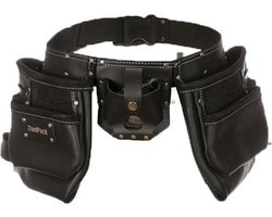 ToolPack 'Expert' 366.000 Industrial Gereedschapsgordel zwart - Lederen Dubbele holster - Met riem - Leer - Oersterk - AANBIEDING