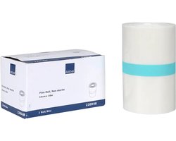 Abena film wondfixatiefolie op rol 10cm x 10m - Transparant Folieverband - Ideaal voor net geplaatste tatoeages
