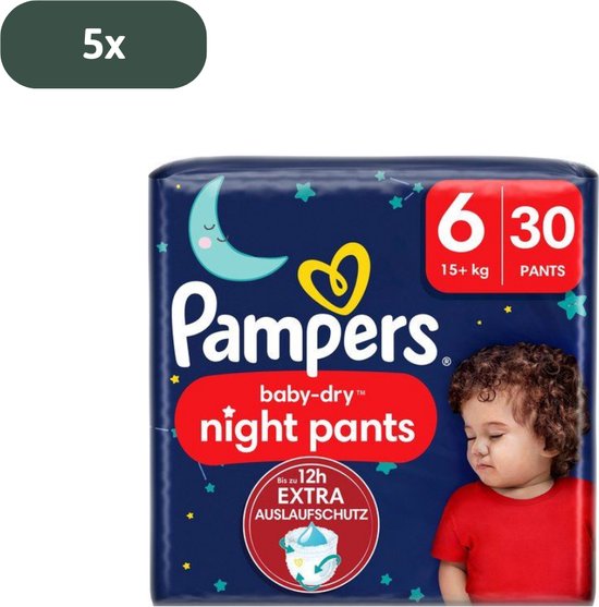Pampers Baby-Dry Night Pants Grösse 6, 30 Windeln günstig kaufen Pampers Baby-Dry Night Pants Grösse 6, 30 Windeln günstig kaufen