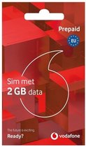Vodafone Simkaart Vodafone Prepaid incl. 2GB data EU