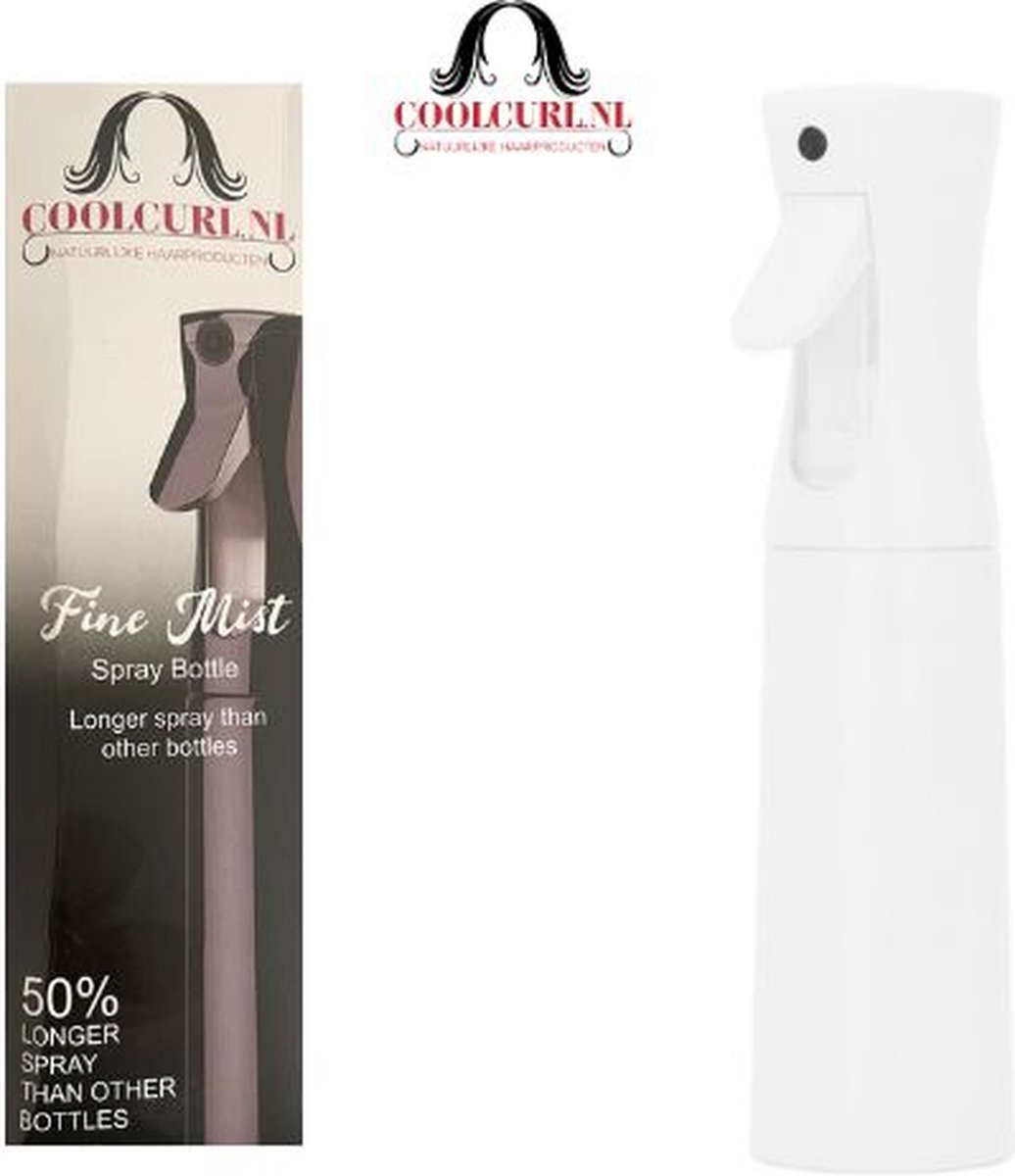 CoolCurl™ kappersspuit 300ml Wit, Mist spray bottle,waterspuit verstuiver,haarspuit voor krullen