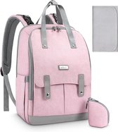 Luiertas Rugzak USB Uitklapbaar Bedje Verzorgingstas Rugtas Groen Mommybag LeQueen