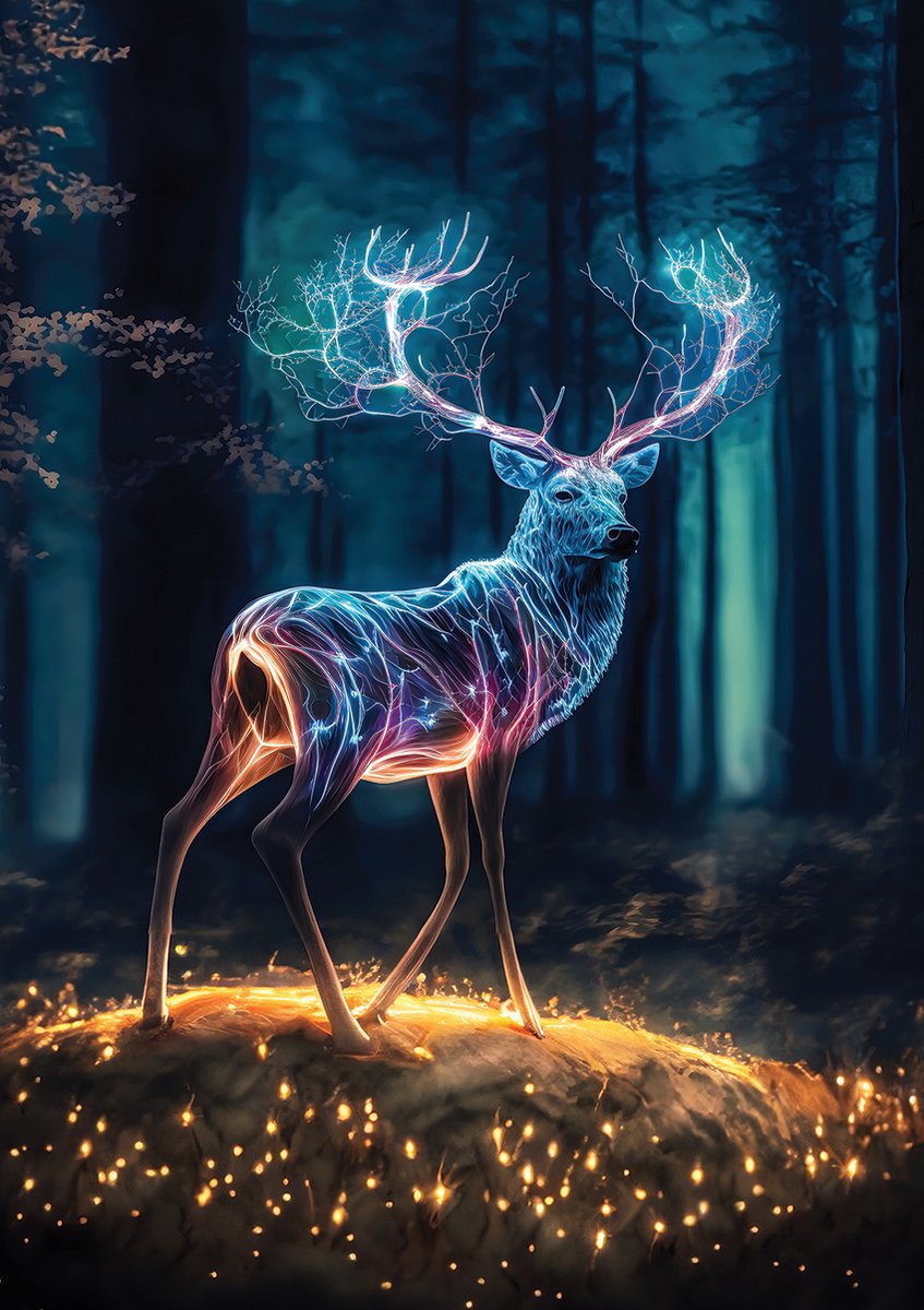 Art Puzzle puzzel Néon Patronus - 1000 stukjes legpuzzel.