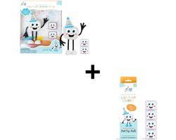 Glo Pals Party Pal VOORDEEL SET - Light up cubes - Character + light up cubes - wit