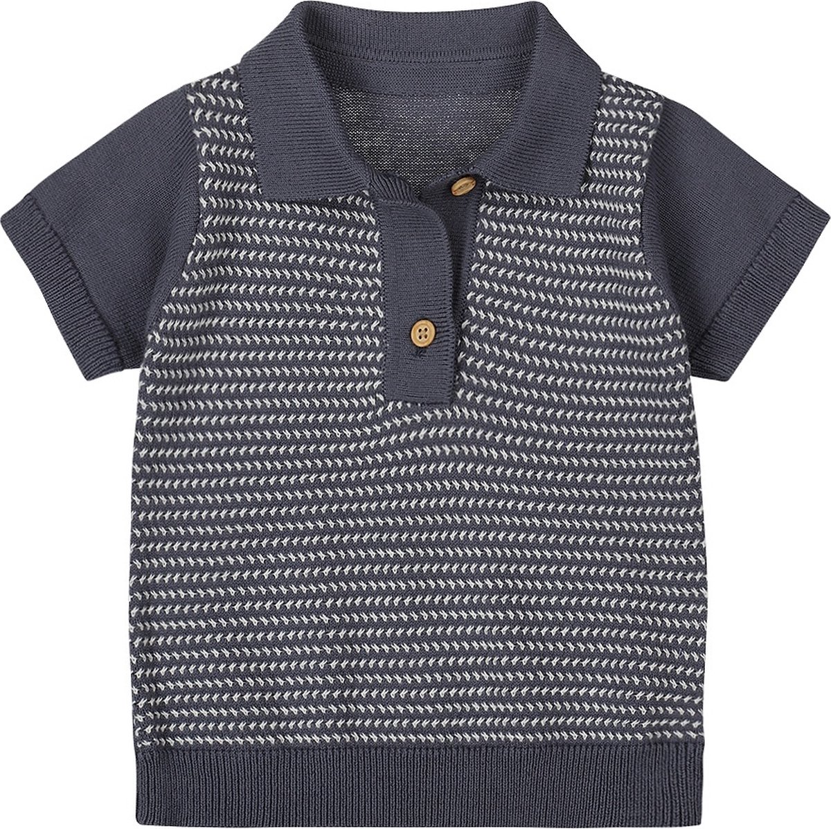 Dirkje Polo Knit - Maat 86 - Navy