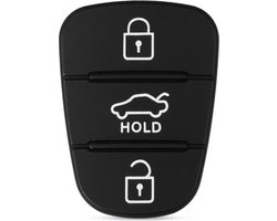 Vervanging Rubber Pad 3 Knoppen Sleutel Sleutelbehuizing HOLD Voor Kia & Hyundai I10 I20 I30 IX35 K2 K5 Rio Sportage