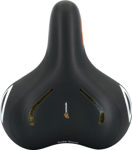 Selle Royal zadel Lookin Relaxed Stracciatella zwart