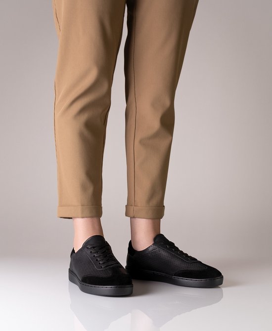 Suny Anna Kern 7030 Baskets pour femmes en cuir nappa noir avec semelle complète et Spinpoint - Comfort et mouvements de rotation fluides - Danse intérieure et extérieure - SUNY - Zwart - 40