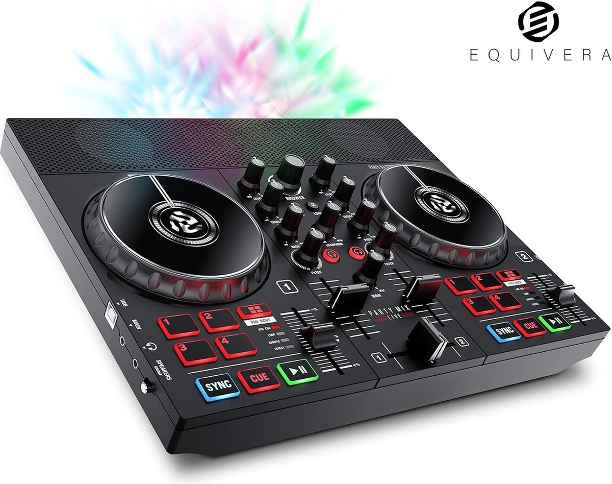 Equivera DJ Set Kinderen - DJ Set - DJ Set Mengpaneel - DJ Kinderen - Draaitafel Kinderen