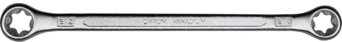 SW stalen E-profiel ringsleutel E 16 x E 22 - vlak, 01556L