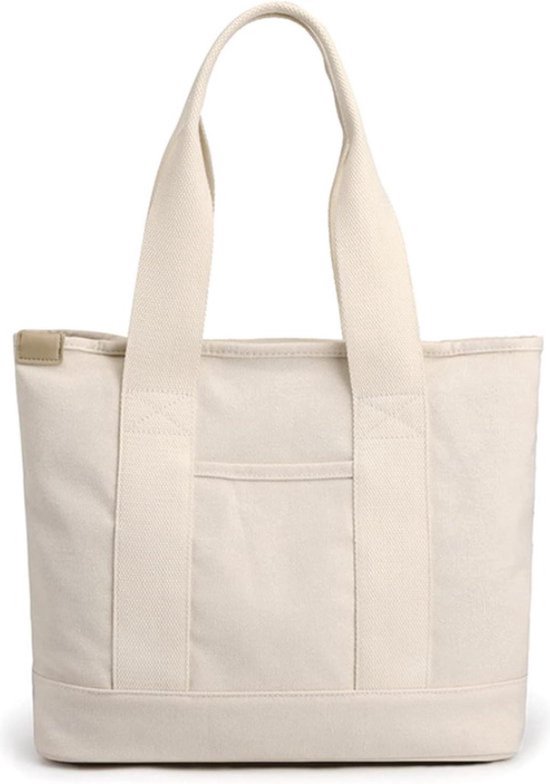 Sac fourre-tout en toile Sac à bandoulière léger pour femme - Sac à main hip Sac fourre-tout avec fermeture éclair