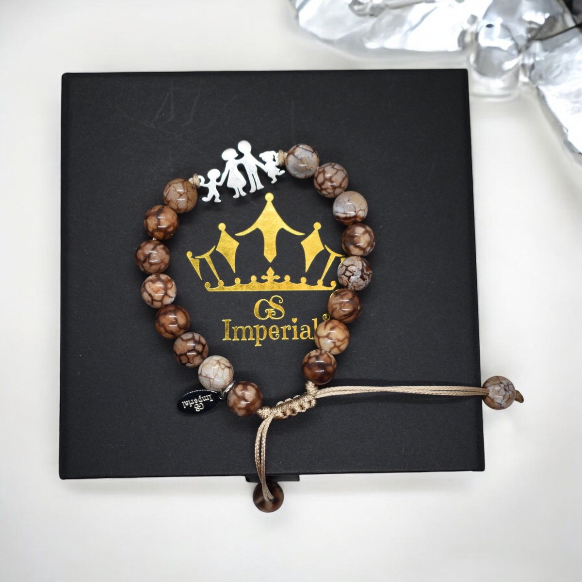 Mooie Unieke Armband Met Familie Bedel
