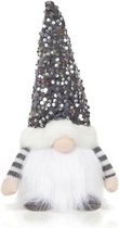 Jojoy - Gnome Lumineux Noël - Elfe de Noël - Figurines de Noël - Statues de Noël - Décoration de Noël Salon - Décorations de Noël - Gnome de Noël - Grijs - GNOMEK