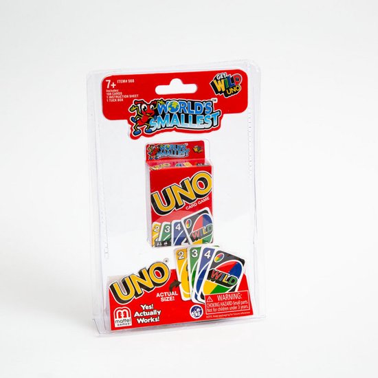 World’s Smallest UNO Kaartspel Matching