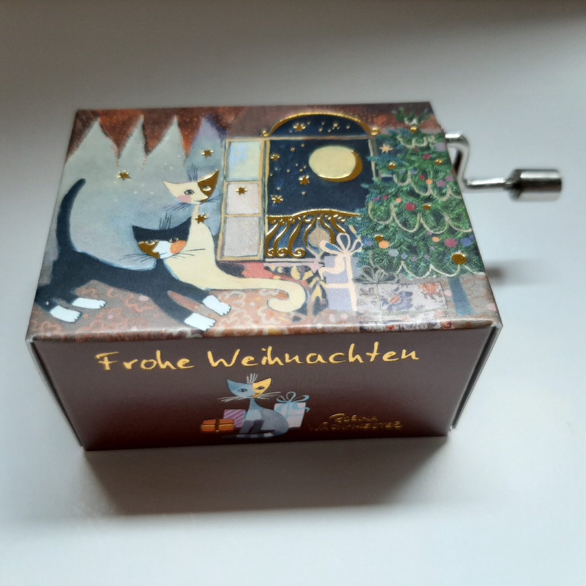 Muziekdoosje - speeldoosje kerst van kunstenares Rosina Wachtmeister - Adventure