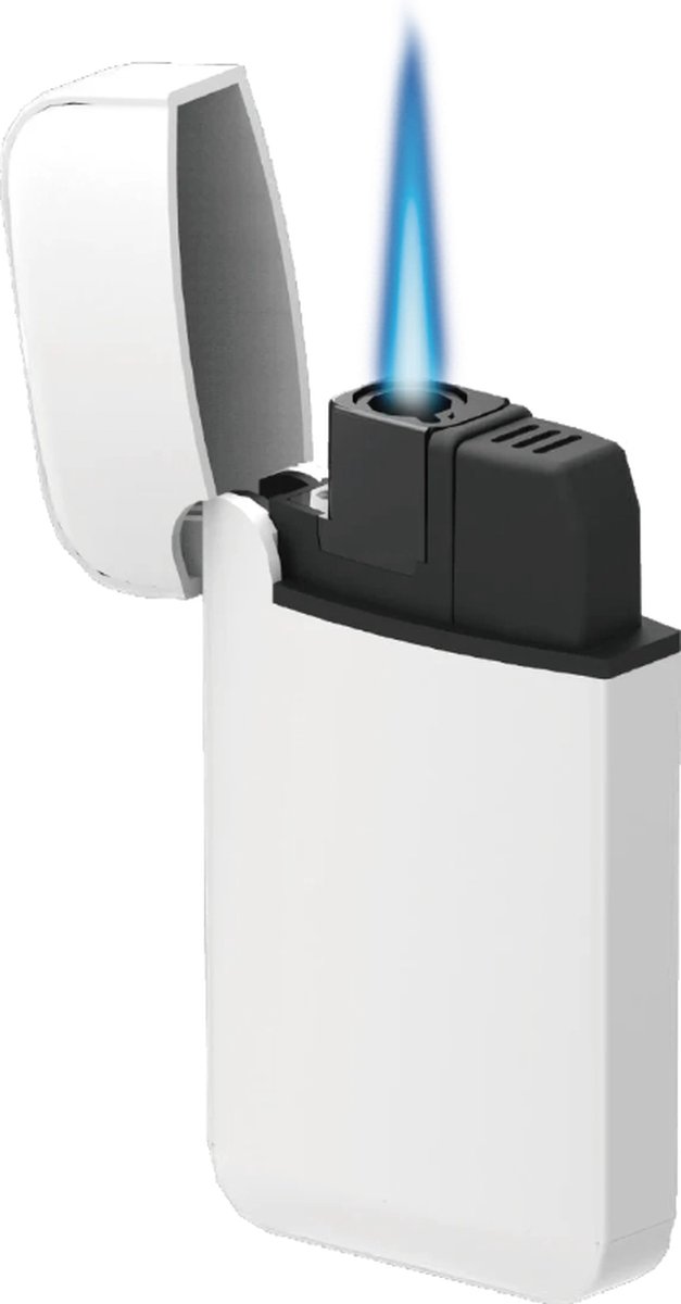 Goedkoopste Jetflame Aansteker - Windproof - BBQ - Vuurwerk - Wit
