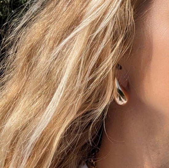 Gouden oorbellen, ring, voor dames, meisjes, vrouwen, parelcreolen