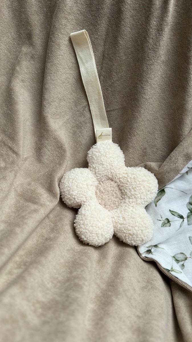 Speenknuffel | Daisy | Ecru | Comfykids | + GRATIS personalisatie