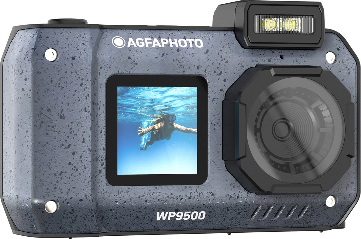 Bol.com AgfaPhoto Realishot WP9500 - Appareil Photo Numérique Waterproof, Étanche 7m, 24 MP, Zoom 18X, Vidéo 4K, Double Écran 2.... aanbieding