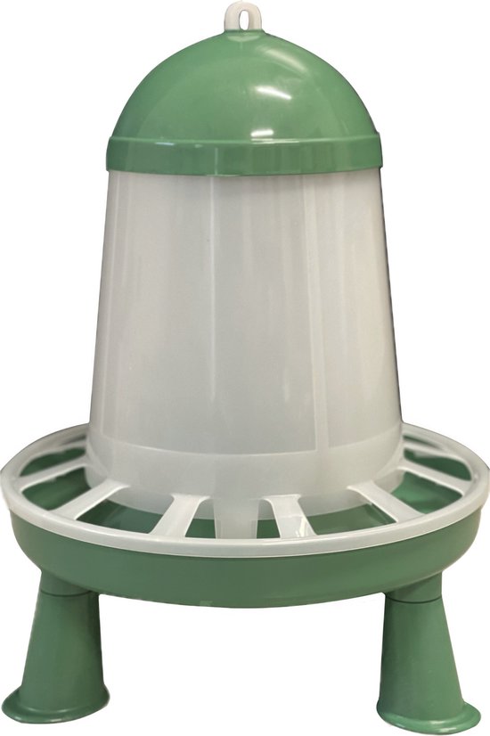 Voer- en Drinkset voor Kippen & Pluimvee | 1,5 kg - 1,5 liter | Automatisch met 3 Standen | Rood
