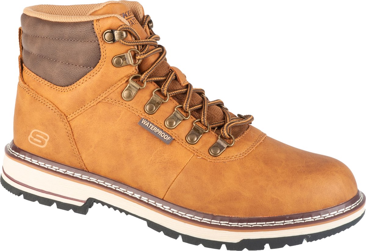 Skechers Corado heren veterboot - Cognac - Maat 46