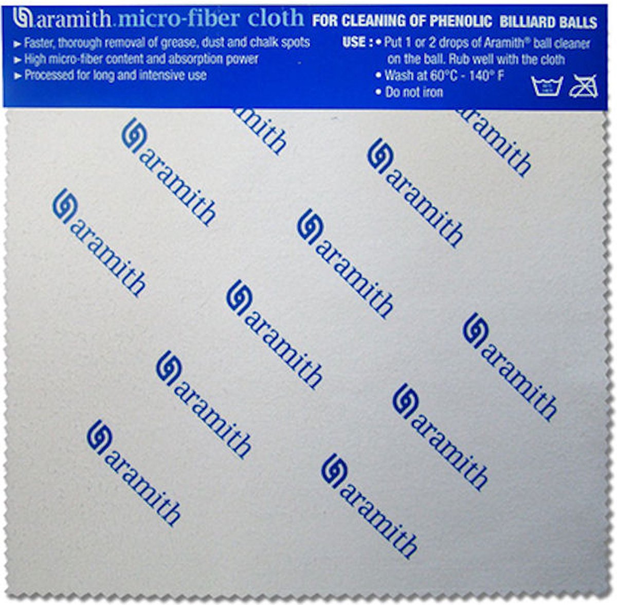 Aramith microvezel doek 18x20 cm