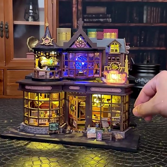 Premium Miniatuur Huis KIT - Huis Bouwen met Meubels - DIY - Met Gereedschap - Maak je