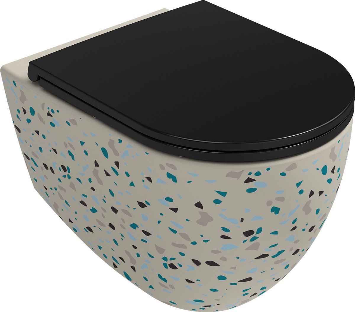 Isvea Infinity Hangtoilet - Terrazzo