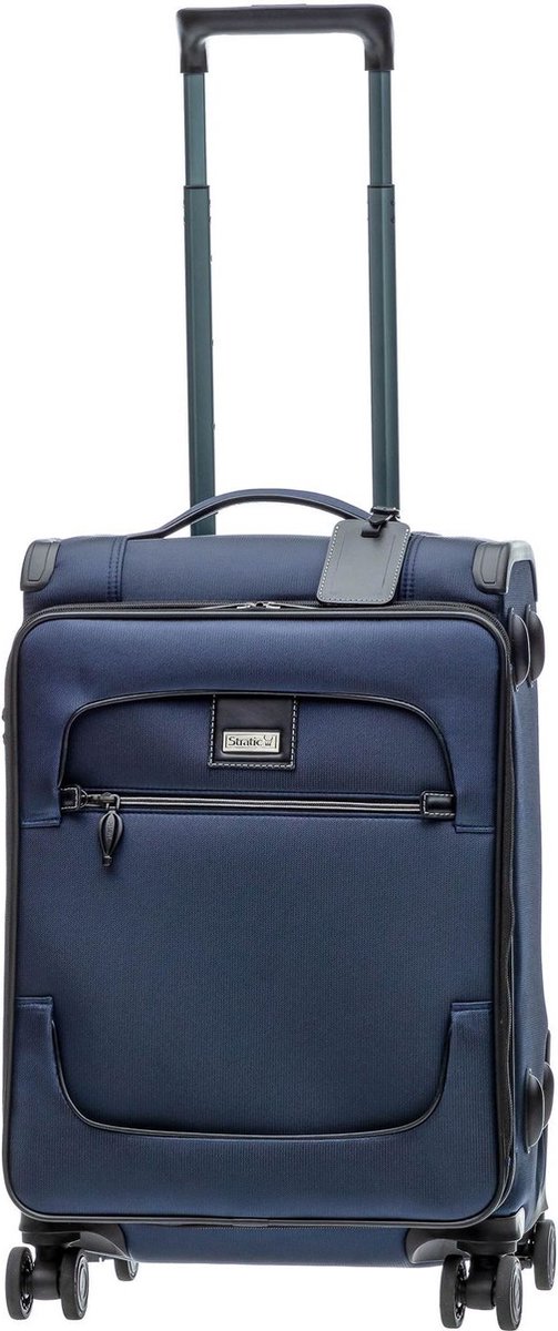 Stratic met laptopvak Bay Trolley Blue Donkerblauw 57cm